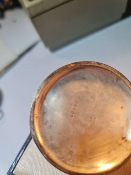 vintage pocket watch  .935 silver